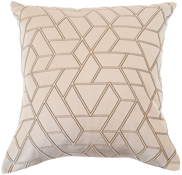 Silver Geo Cushion