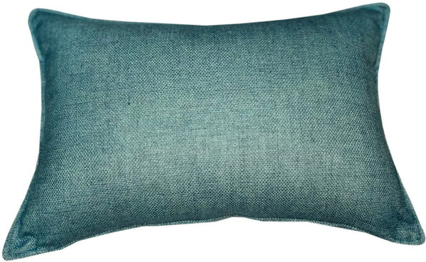 Faux Linen Seafoam Cushion With Flange