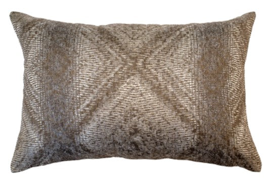 Taupe Abstact Sleek Cushion