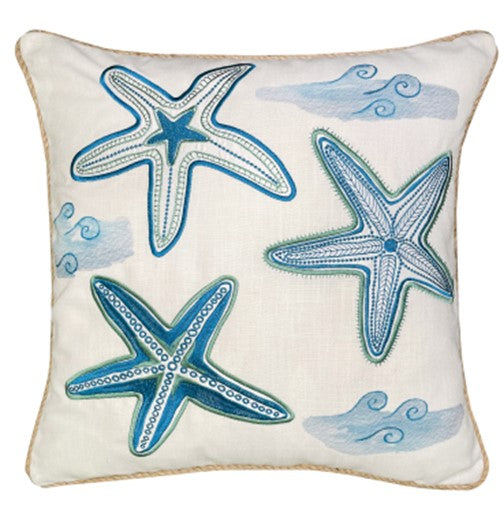 Emb Starfish Cushion