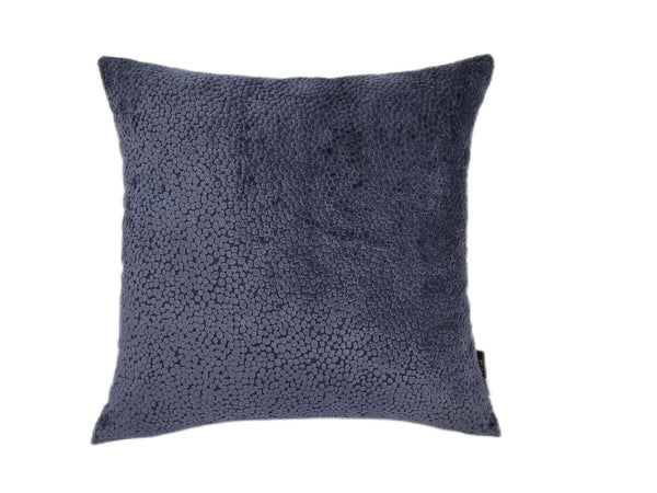 Cut Velvet Dots In Navy Cushion