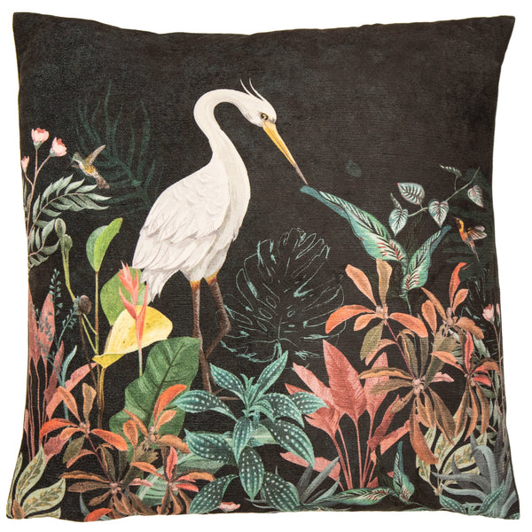 Floral Stork Cushion