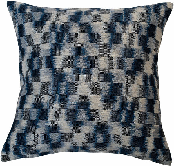 Ikat Checkered Cushion