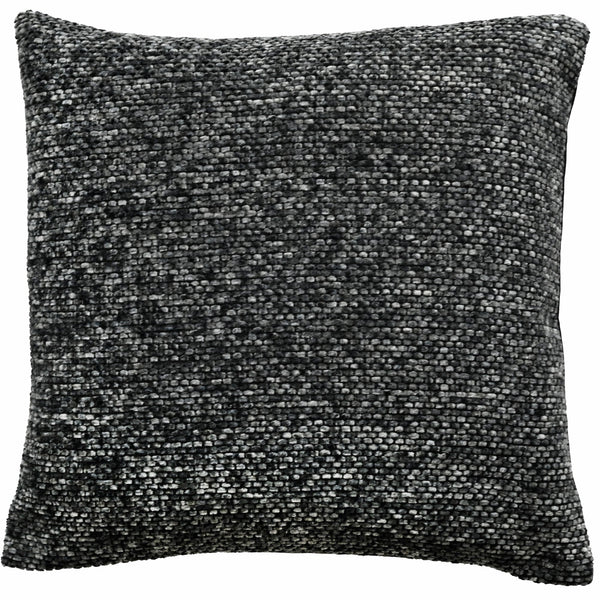 Ombre Chenille Squares With Velvet Bk Slate Cushion