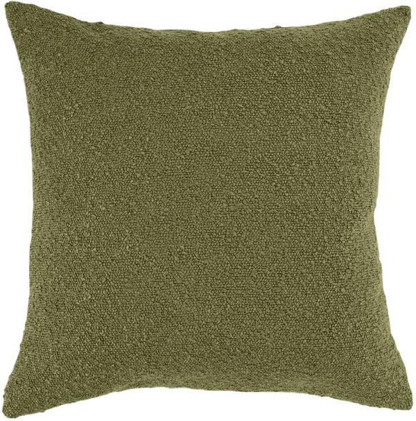 Boucle Cushion - Moss Green