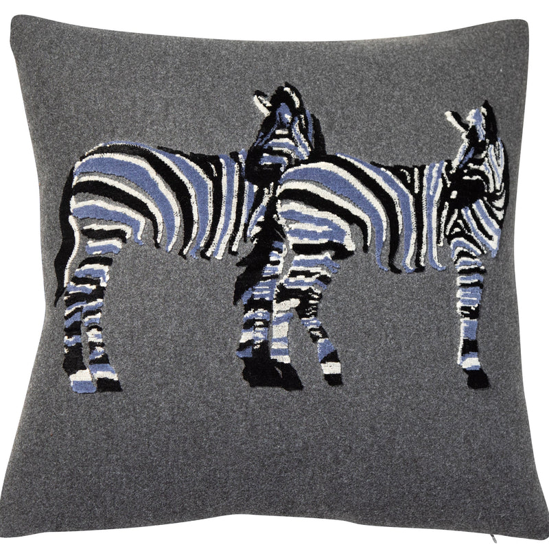 Applique Felt Zebra Cushion