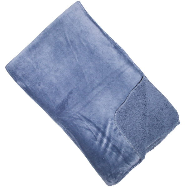 Softest Fleece Throw Blue