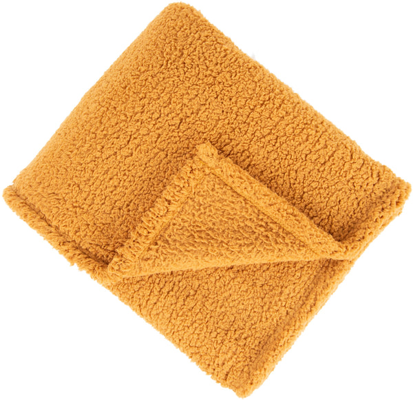 Soft Sherpa Throw Cognac