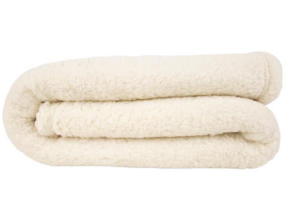 Soft Sherpa Throw Ivory