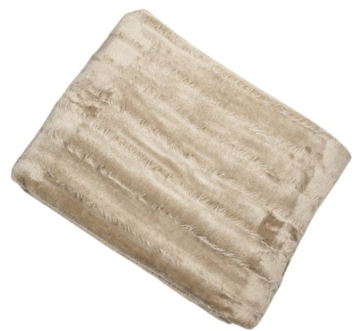 Ruffled Throw Taupe